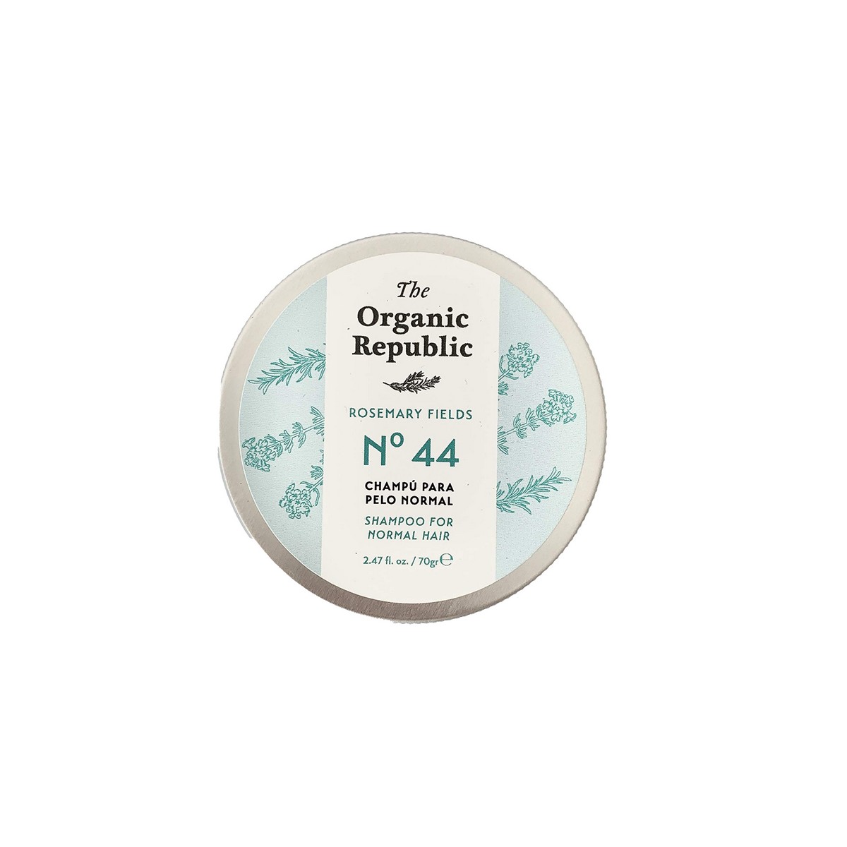Ciets šampūns The Organic Republic Champú Sólido 70 g